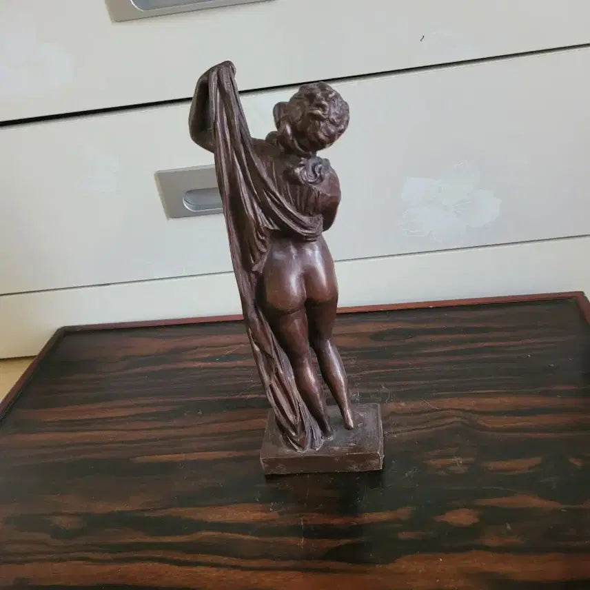 [BUNJANG] Vintage Copper Woman Sculpture / 적동 여인 조각상