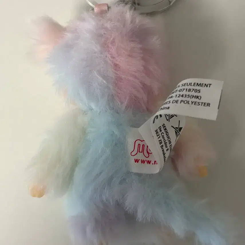 [BUNJANG] Monchhichi Tie-Dye Plush Keychain / 타이다이 몬치치