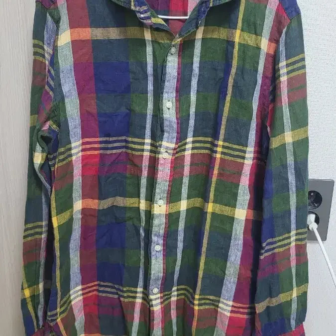 [BUNJANG] Polo Ralph Lauren Custom Fit Checkered Shirt M / 폴로 랄프로렌 커스텀핏 체크 셔츠 M