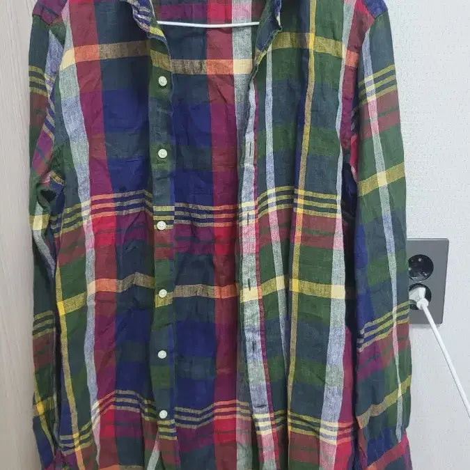 [BUNJANG] Polo Ralph Lauren Custom Fit Checkered Shirt M / 폴로 랄프로렌 커스텀핏 체크 셔츠 M