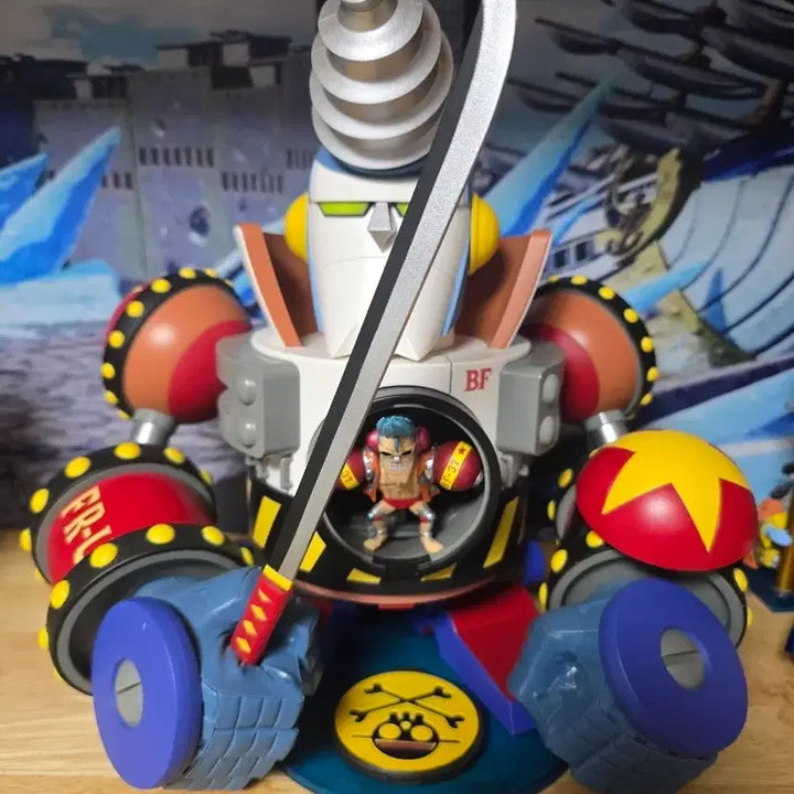 [BUNJANG] One Piece Franky Shogun World Collectable Figure / 원피스 프랑키 장군 기가 월콜 피규어
