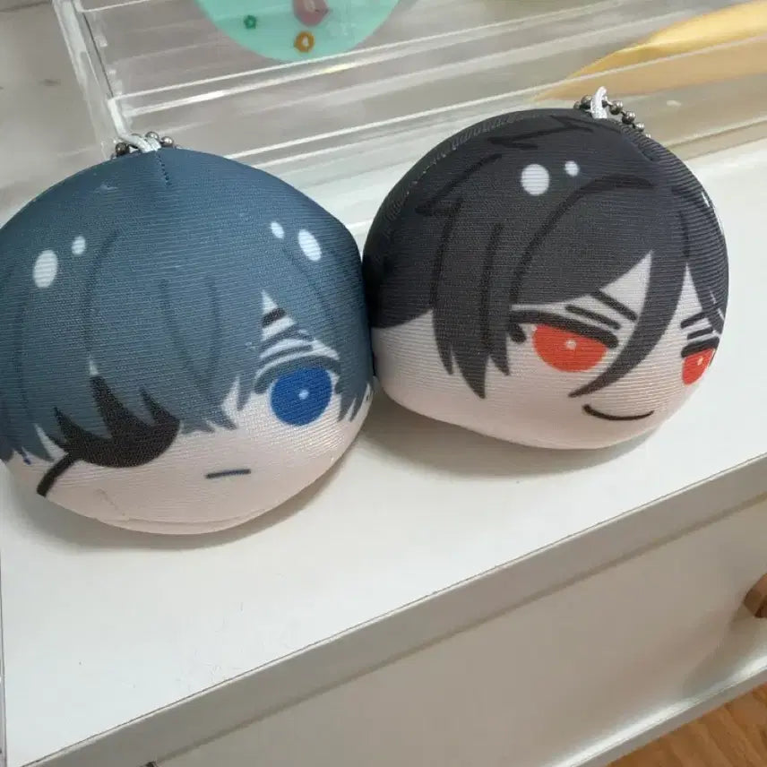 [BUNJANG] Black Butler Manju Keychain Set / 흑집사 만쥬 키링 2세트