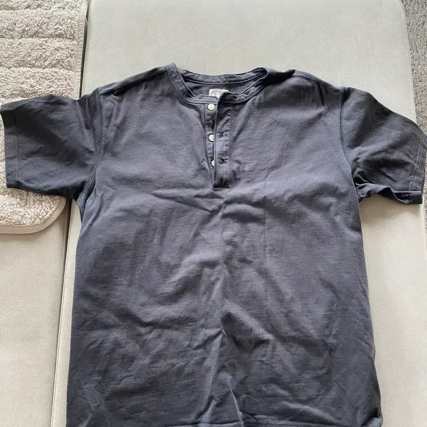 [SOLD OUT] 브론슨 10.6oz 헨리넥 반팔티 크롭 기장 버전 xxl 105