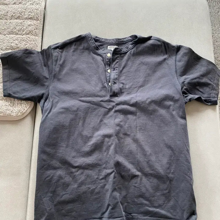 [SOLD OUT] 브론슨 10.6oz 헨리넥 반팔티 크롭 기장 버전 xxl 105