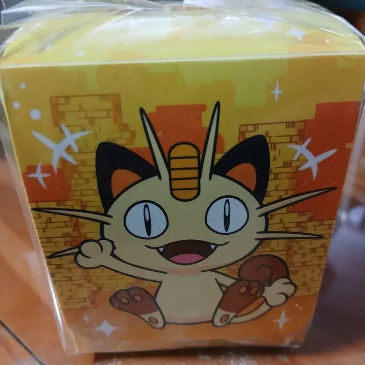 [BUNJANG] Pokemon TCG Deck Case Meowth Coin Crush Sealed / 포켓몬 TCG 덱 케이스 나옹 코인 크러쉬[미개봉]