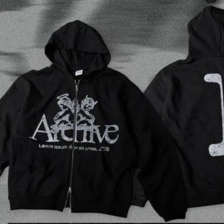 [BUNJANG] WOODZ Archive One Hoodie Zip-up / 우즈 아카이브원 후드집업