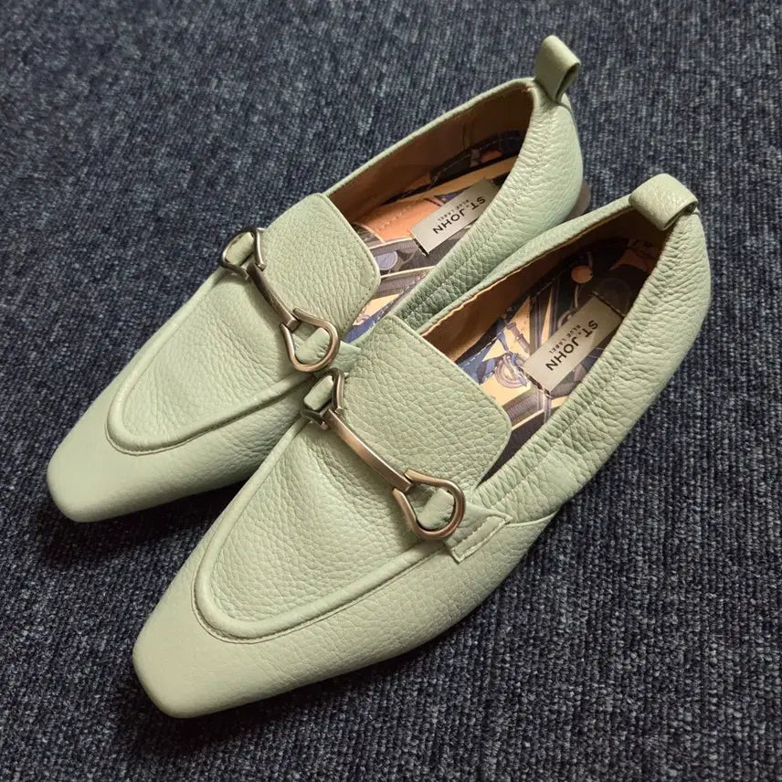 [SOLD OUT] 세인트 존 블루라벨 민트 로퍼 225