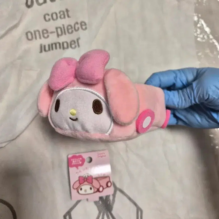 [BUNJANG] My Melody Car 10cm Doll Cart / 마이멜로디 구루마 마이멜로디 자동차 10cm인형 카트