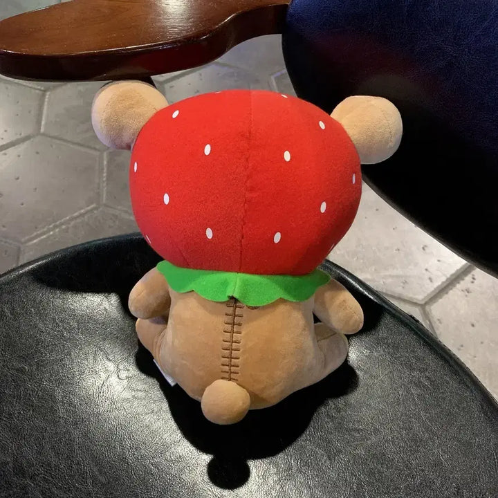 [SOLD OUT] 리락쿠마 딸기 모자 고전 인형