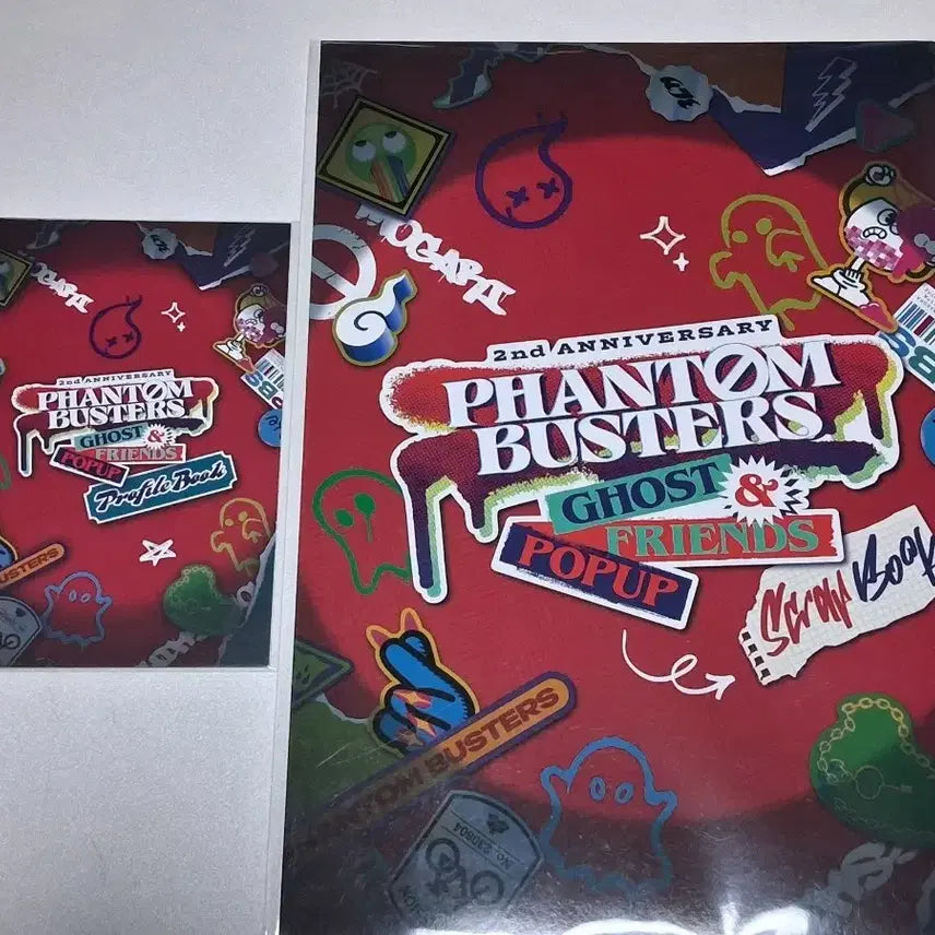 [BUNJANG] Phantom Busters Halloween Pamphlet &amp; Profile Book Bundle Set / (판매)팬텀 버스터즈 할로윈 팜플렛,프로필북 일괄 판매합니다
