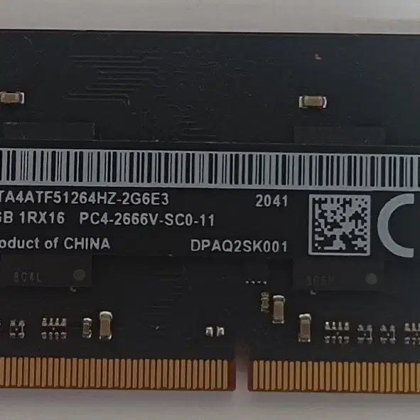 [BUNJANG] Micron 4GB PC4-2666V RAM for Laptops / 마이크론 노트북용 4GB PC4-2666V 램