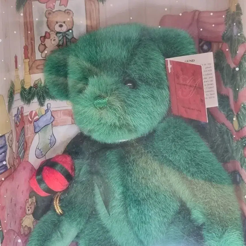 [BUNJANG] GUND 2004 Christmas Collector Bear Green / GUND 크리스마스 콜렉터 베어 2004 그린