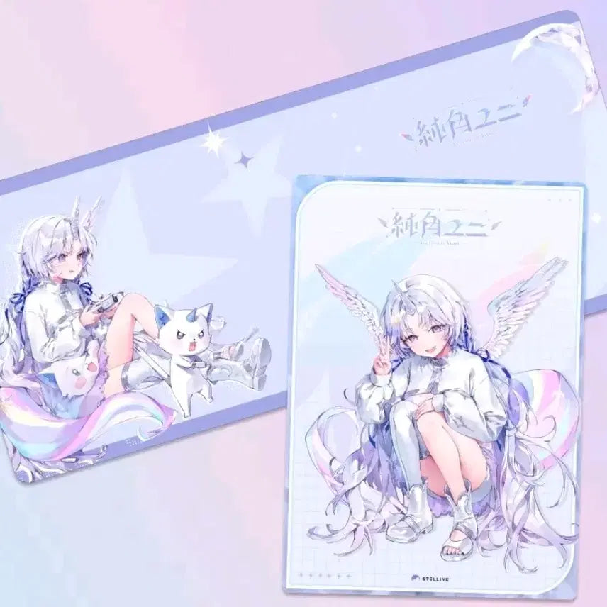 [BUNJANG] Ayatsuno Yuki Special Desk Mat &amp; Poster Set / 스텔라이브 아야츠노유니 스페셜 장패드,포스터