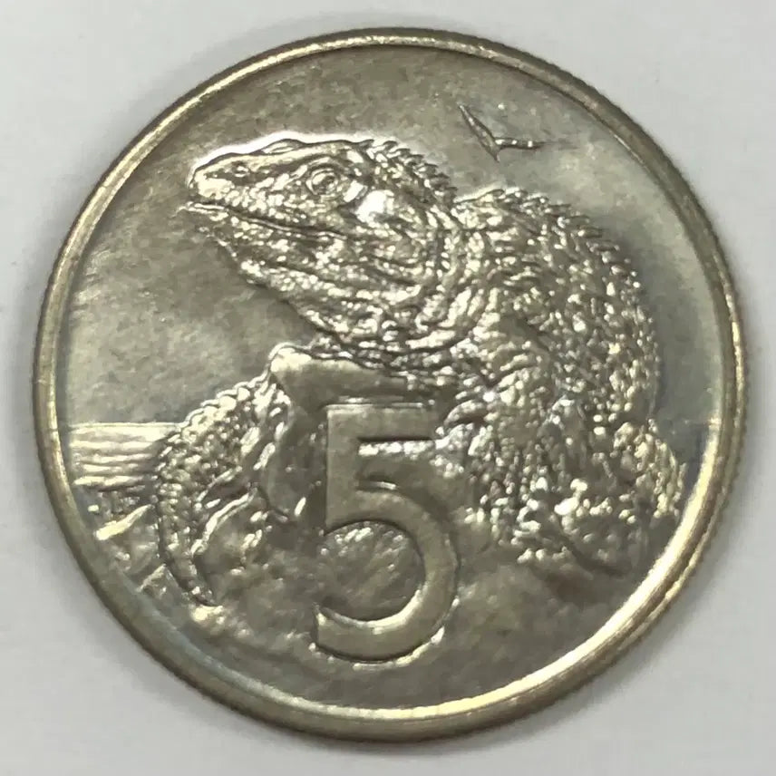 [BUNJANG] 1981 New Zealand 5 Cent Coin / 1981년 뉴질랜드 5센트 동전 S4110