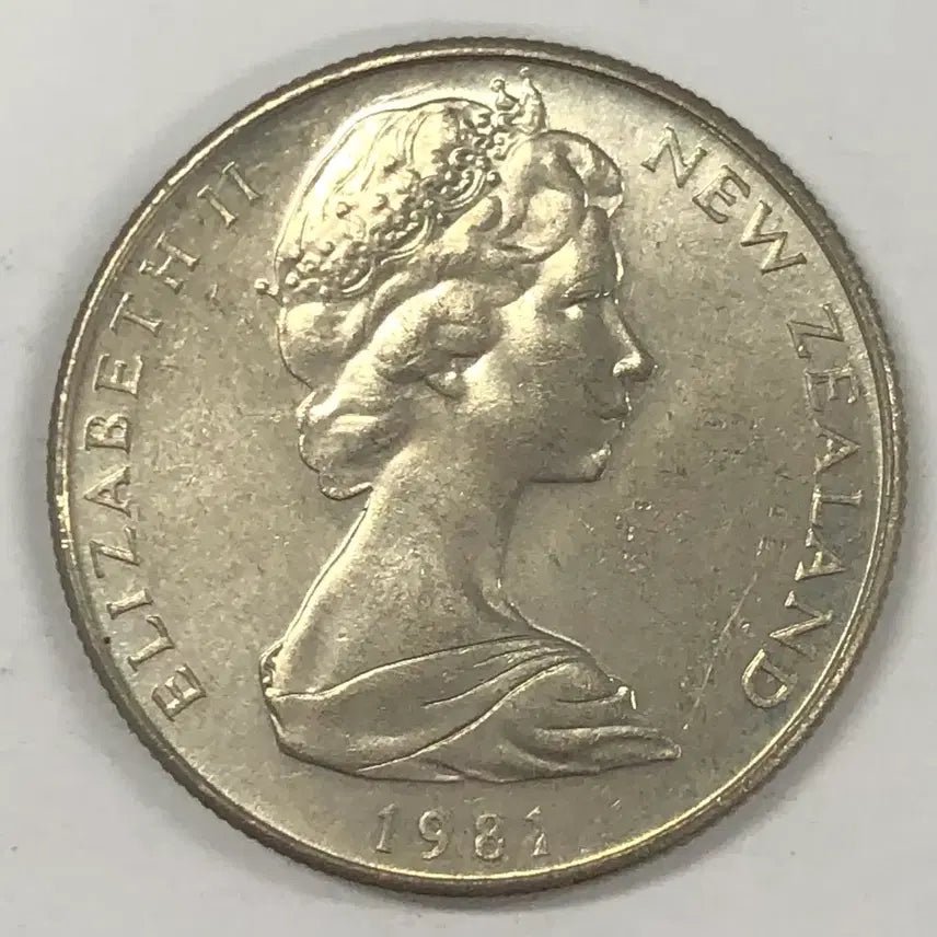 [BUNJANG] 1981 New Zealand 5 Cent Coin / 1981년 뉴질랜드 5센트 동전 S4110