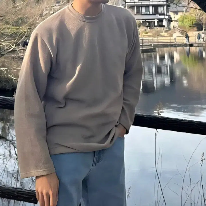 [BUNJANG] Beige Knit Top (M) / 니트 상의 베이지(M)