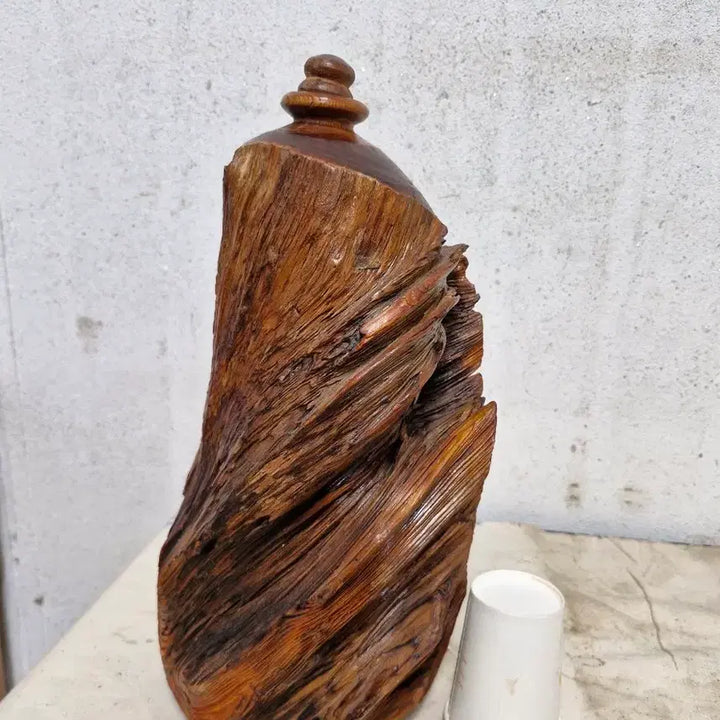 [BUNJANG] Pine Knot Jar / 나뭇결이 멋진 소나무 관솔 주병 입니다
