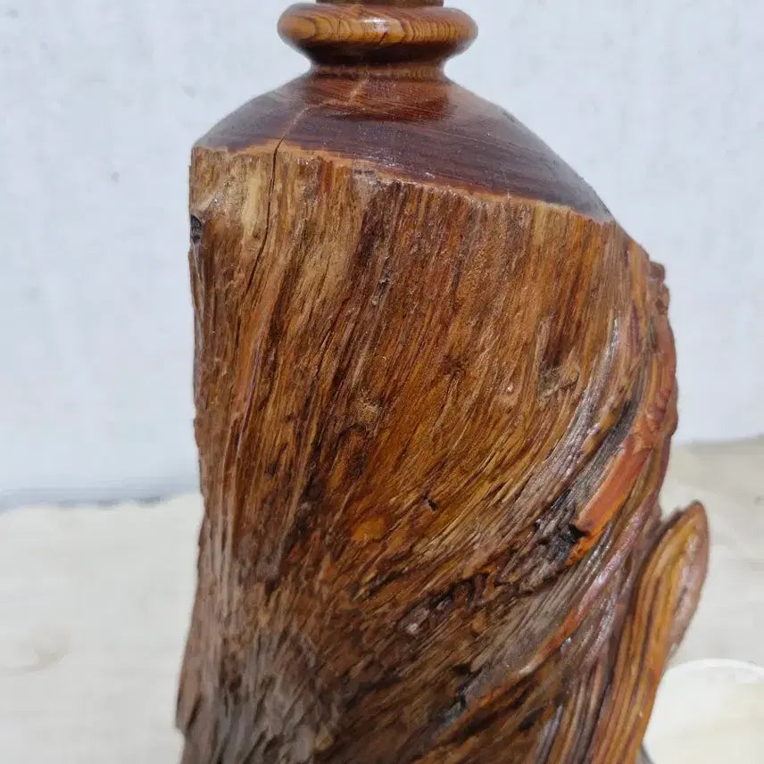 [BUNJANG] Pine Knot Jar / 나뭇결이 멋진 소나무 관솔 주병 입니다