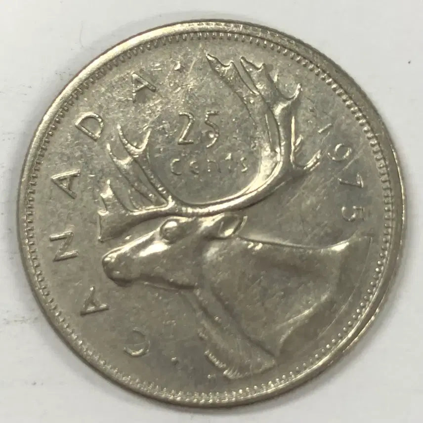 [SOLD OUT] 1975년 캐나다 25센트 동전 S4118