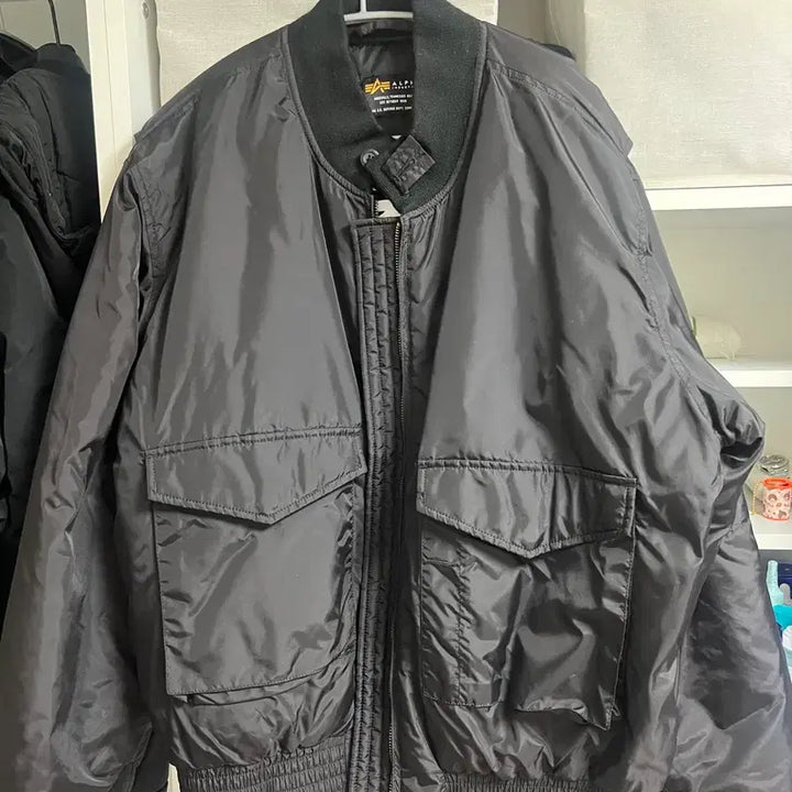 [SOLD OUT] CDG 꼼데가르송 x 알파인더스트리 리버서블 WEB 자켓 L