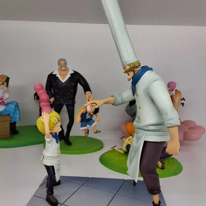 [BUNJANG] One Piece Road to Laugh Tale Ichiban Kuji D Prize Jepp &amp; Sanji Figure / 원피스 로드 투 던 revible moment 이치방쿠지 d상 제프 상디