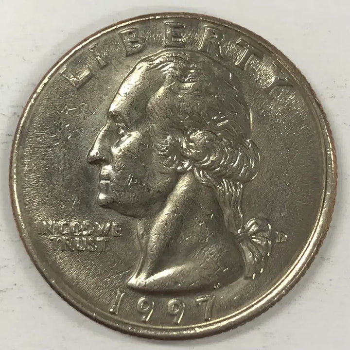 [BUNJANG] 1997 United States Quarter Dollar Coin / 1997년 미국 쿼터달러 동전 S4133