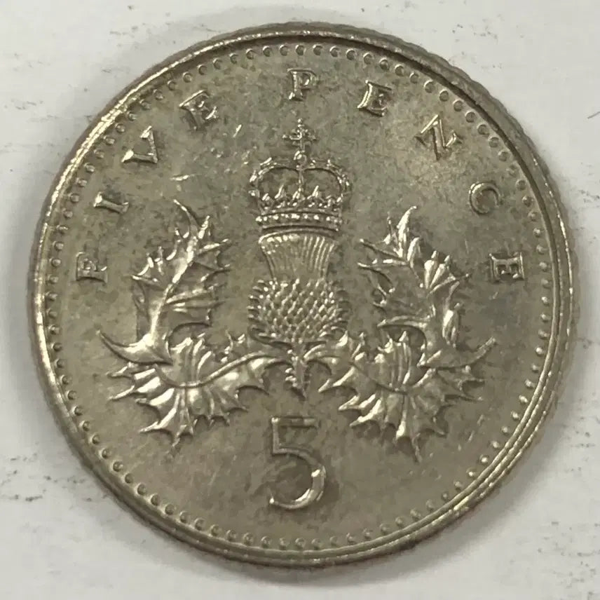 [BUNJANG] 1991 United Kingdom 5 Pence Coin / 1991년 영국 5펜스 동전 S4134