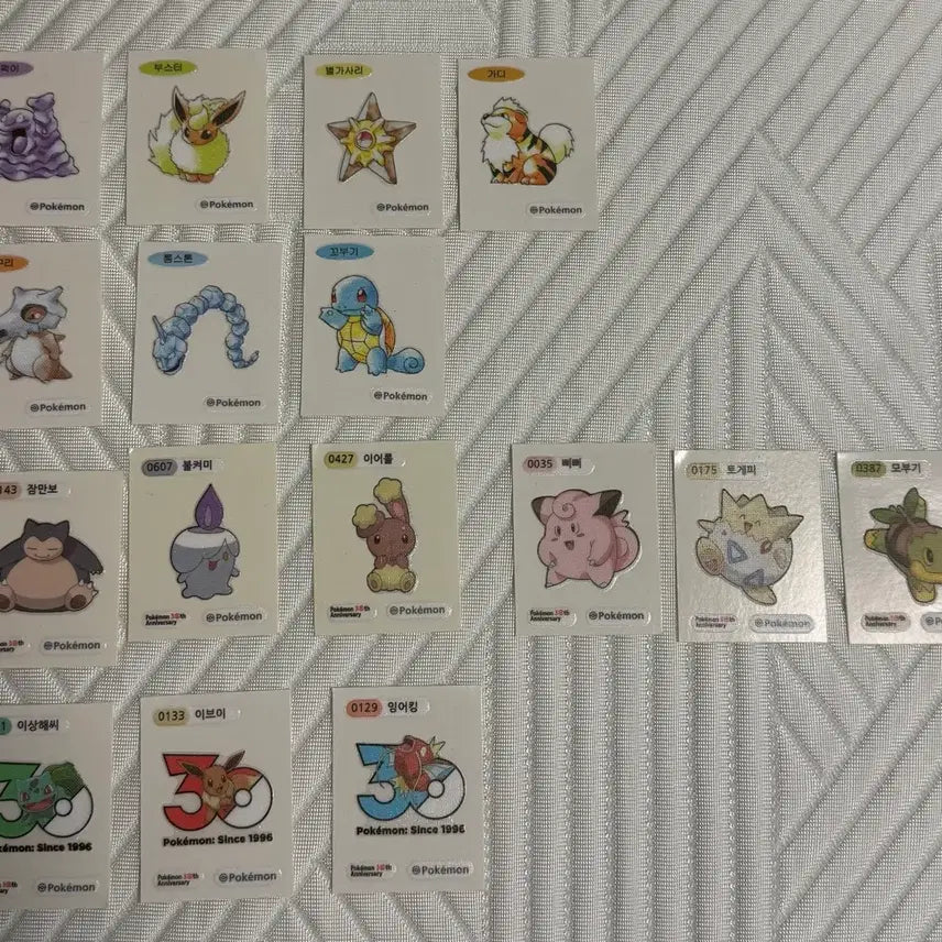 [BUNJANG] Pokemon Stickers Bundle Set / 포켓몬 띠부씰 일괄 팝니다