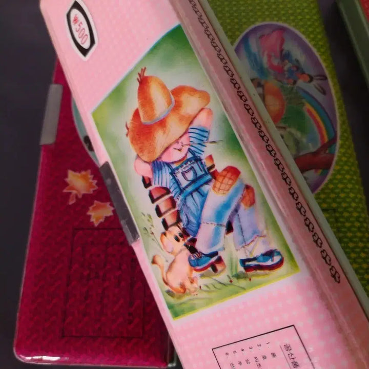 [BUNJANG] Vintage Magnet Pencil Case / 옛날 추억의 자석필통 / 고전 문구 빈티지 인테리어 소품 근현대사