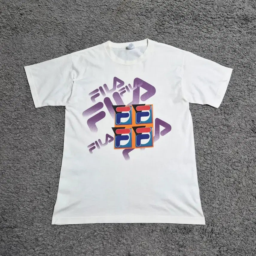[SOLD OUT] fila 휠라 90s made in usa 미국 미제 반팔 티셔츠 빈티지