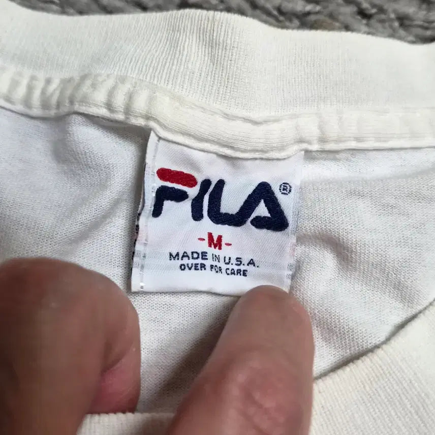 [SOLD OUT] fila 휠라 90s made in usa 미국 미제 반팔 티셔츠 빈티지