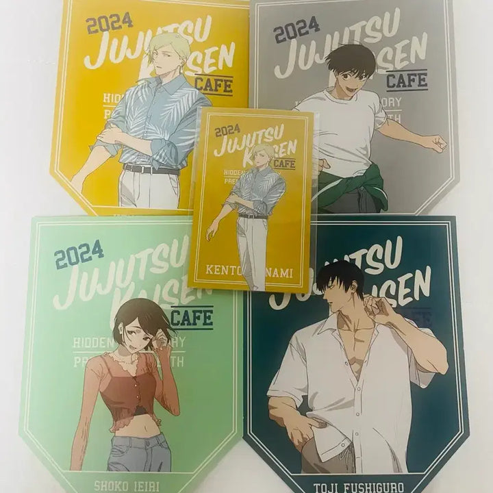 [BUNJANG] Jujutsu Kaisen 2024 Kaiokugyoketsu Jujutsu Cafe Postcards &amp; Nanami Special Photocard / 주술회전 2024 회옥옥절 쥬쥬 카페 나나미 하이바라 쇼코 토우지 엽서