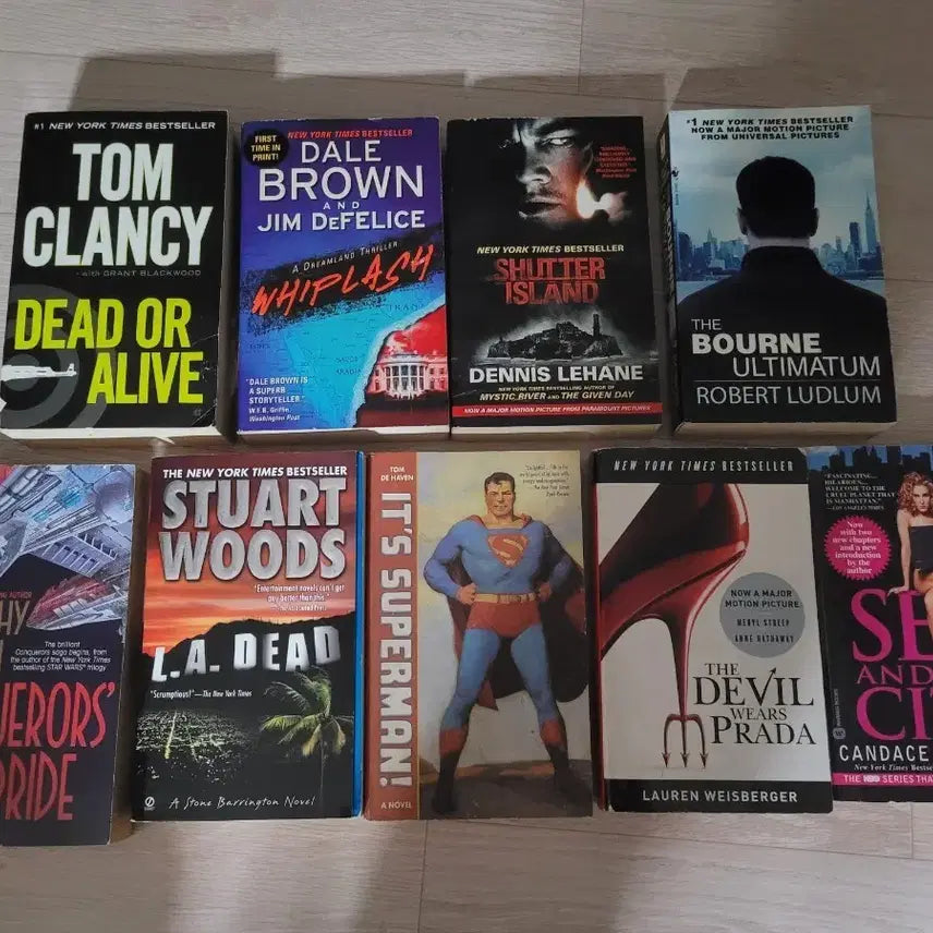 [BUNJANG] Tom Clancy DEAD OR ALIVE and Other English Novels (9 Books) / 영어 원서 톰 클랜시 DEAD OR ALIVE 외 소설 다수 총9권