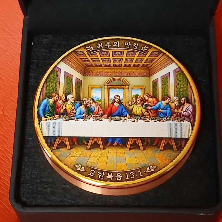 [BUNJANG] The Last Supper and Cross Copper Bar 1kg / (99.9%)최후의만찬과십자가원형구리바1kg