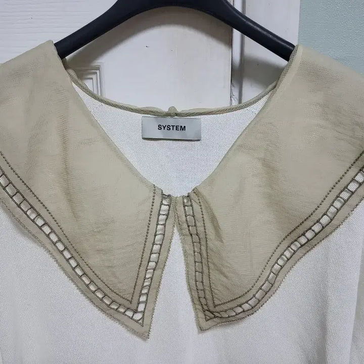 [BUNJANG] System 2021 Knit Sweater / 시스템(2021) 카라 니트 팔아요