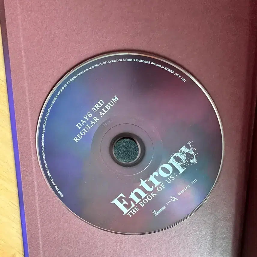 [SOLD OUT] 데이식스 엔트로피 앨범 스위트 버전