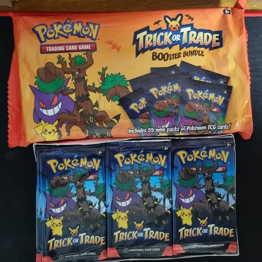 [BUNJANG] Pokemon Cards North American Halloween Edition Booster Packs / 포켓몬카드 북미판 할로윈 최최저가(35%할인)(35팩)(배송비 포함)