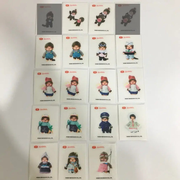 [BUNJANG] Monchhichi Fruit Jelly Sticker Bundle Set / [(2장가격)판매/교환] 몬치치 과일젤리 띠부씰