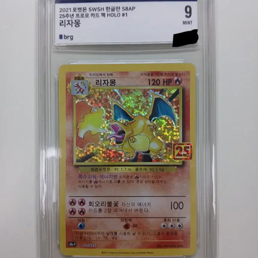 [BUNJANG] Pokemon 25th Anniversary Promo Charizard Card (BRG9) / 25주년 프로모 리자몽 카드 BRG9