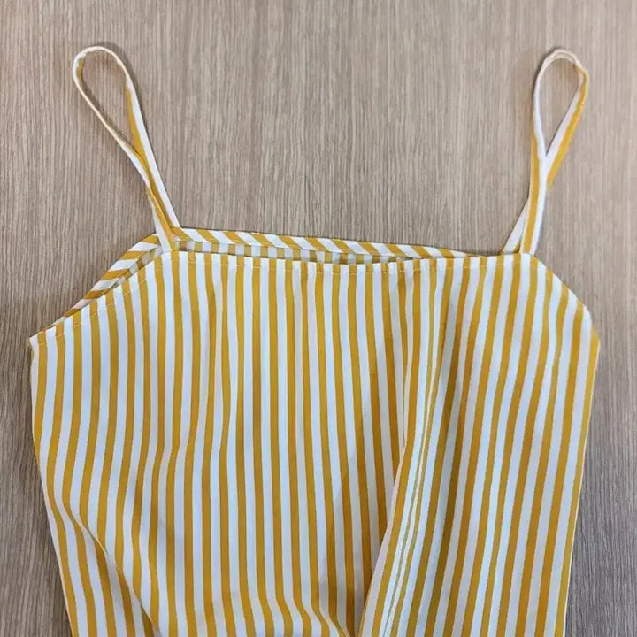 [BUNJANG] Striped Tank Top / 줄무늬 끈나시