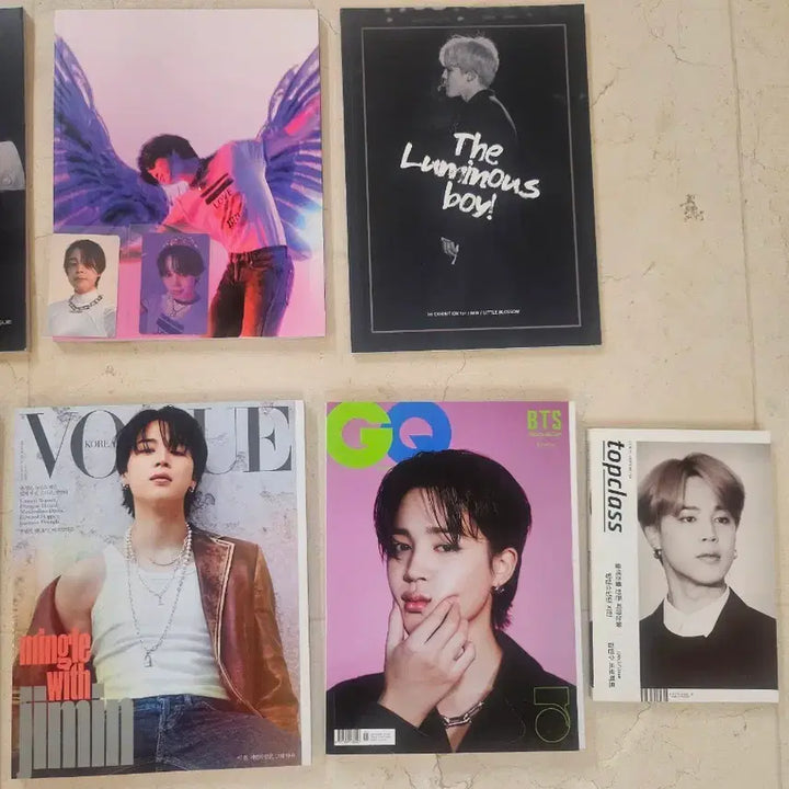 [BUNJANG] BTS Jimin Magazine Bundle Set (WSJ, Billboard, etc.) / (택포) 방탄 지민 잡지 (wsj. 빌보드 등)