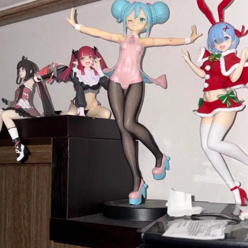 [BUNJANG] Miku, Rem, Marine, Foret Figure Bundle Set / 미쿠 렘 마린 포뢰 피규어 일괄판매