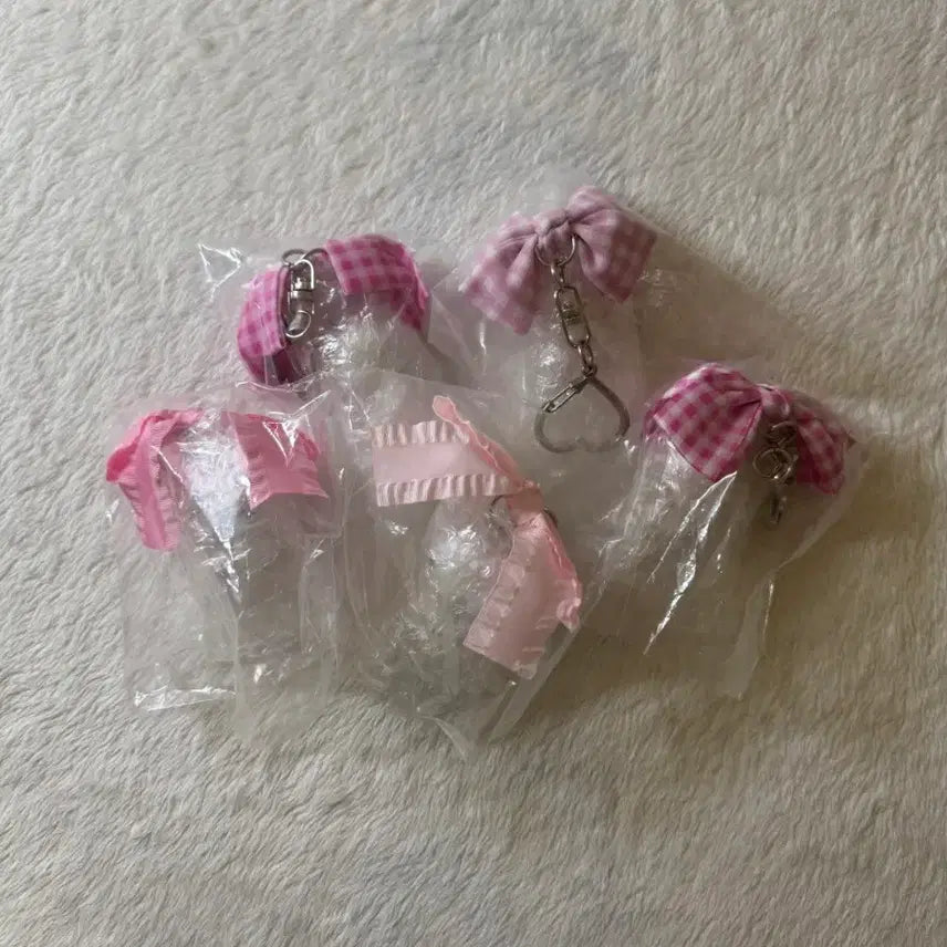 [SOLD OUT] 5개 일괄) 챠미 마이 퍼베이비 시크릿 키홀더 리본 레이스 피규어 키링
