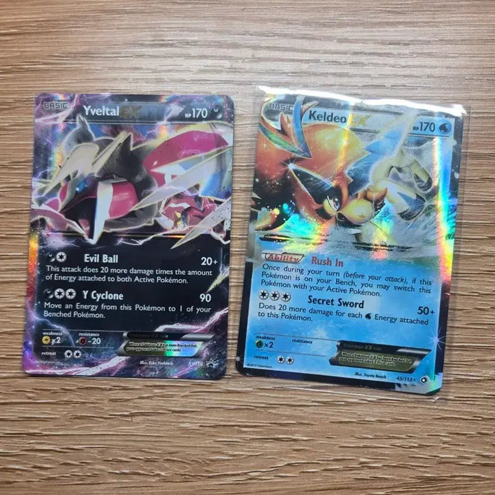 [BUNJANG] Shiny Yveltal ex Promo, Keldeo ex Bundle Set (English) / 영문판 이로치 이벨타르ex 프로모, 케르디오ex 일괄