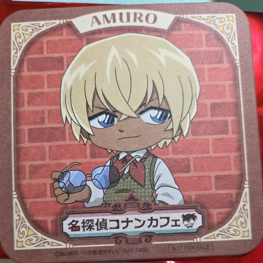 [BUNJANG] Detective Conan Amuro Tooru Cafe Coaster / 코난카페 아무로 코스터