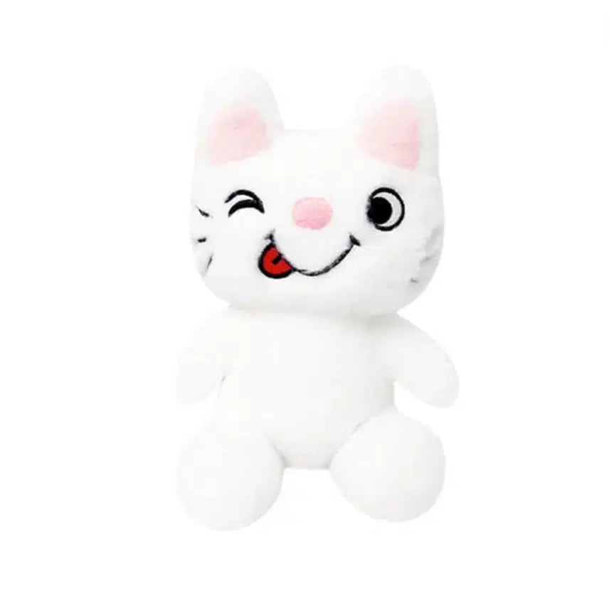 [BUNJANG] Nontan Plush Doll Bundle Set with 3 Large Clear Stickers / 일괄) 논탄 봉제인형 + 대형 클리어 스티커 3장 세트 고전문구