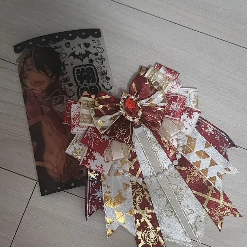 [BUNJANG] Ensemble Stars! Rei Sakuma King Blade Sheet &amp; Ribbon Bundle Set / 앙스타 사쿠마 레이 킹블 시트지 킹블 리본 일괄 양도