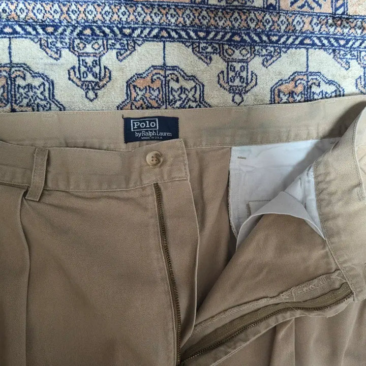 [SOLD OUT] [Made in USA] 빈티지 폴로 랄프로렌 투턱 폴로치노 팬츠