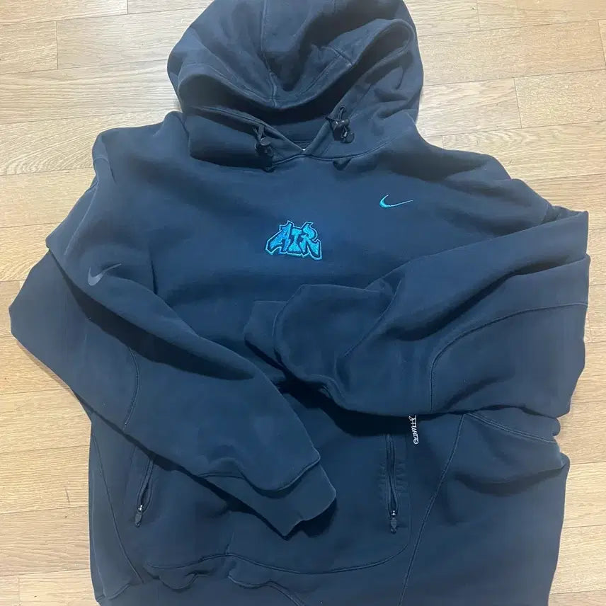 [BUNJANG] Nike x Off-White NRG Fleece Hoodie Black XL / 나이키 x 오프화이트 NRG 플리스 후드 블랙 - 아시아(XL)