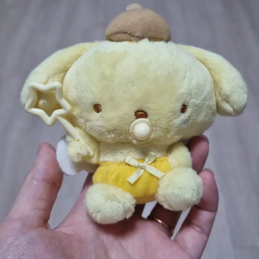 [BUNJANG] Pompompurin Baby Angel Mascot Keychain Doll / 폼폼푸린 베이비 앤젤 마스코트 키링 인형
